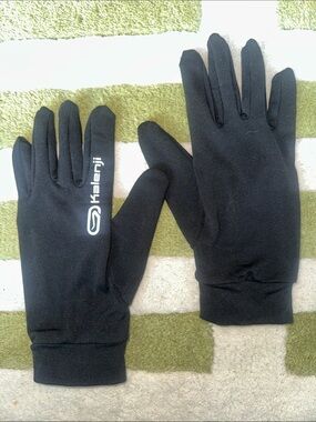 Kalenji Black Gloves